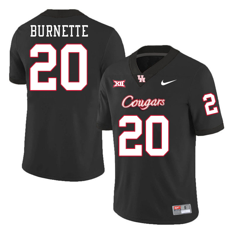 J'Marion Burnette Houston Jersey,Houston Cougars #20 J'Marion Burnette Jersey Youth College-Black